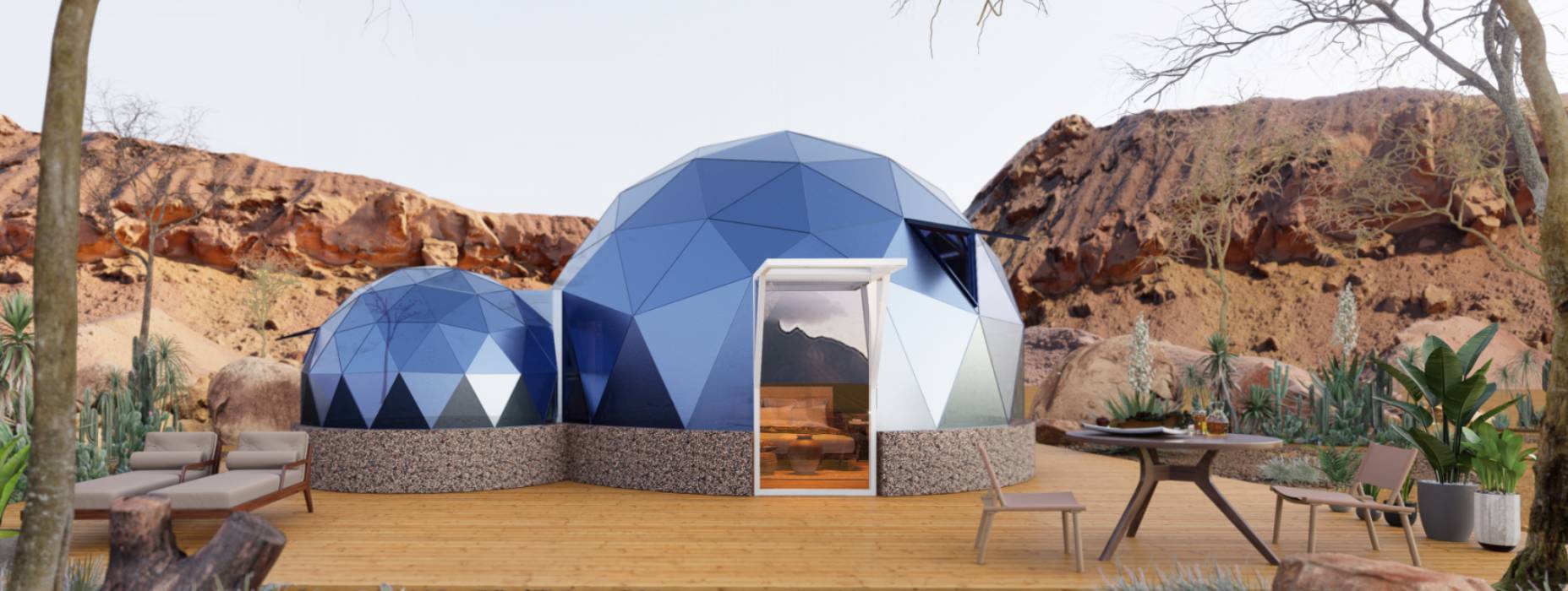 山南球形智能光伏玻璃星空房